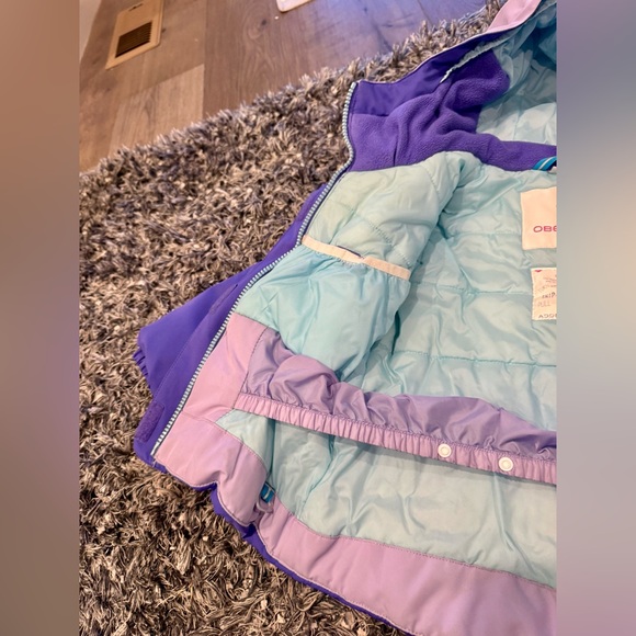 Obermeyer Toddler Girls Ski Jacket 3T/4T Purple I-Grow Snow Coat - Picture 6 of 10